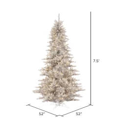 7.5' Silver Tree Dl Led 750Wmwt, K166876Led, Vickerman