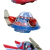 3 Space Ships, Collectible Tin Toy, Ms633