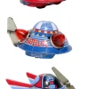 3 Space Ships, Collectible Tin Toy, Ms633