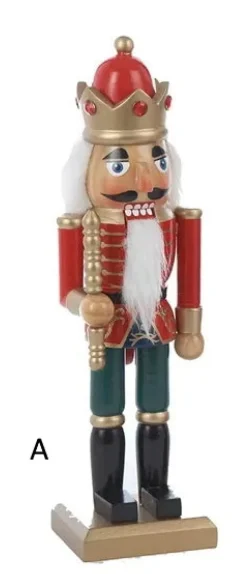 10" Wooden Soldier Nutcrackers, 3 Assorted, C6194, Kurt Adler