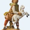 Aaron Shepherd With Sheep 5", Fontanini, 72563
