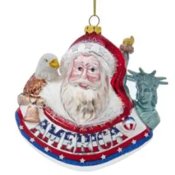 America Santa Ornament, Td1707, Kurt Adler