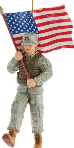 Army® Soldier Ornament, Am2191, Kurt Adler