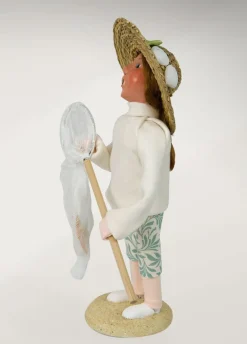 Beach Girl Catching Starfish, Byers Choice, Znau173