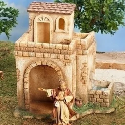 Bethlehem Inn With Working Fountain, 5" Fontanini, 55585