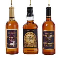Bourbon Bottle Ornaments, T1624