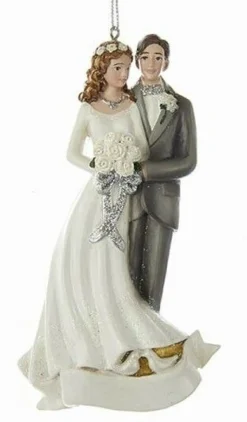 Bride And Groom Ornament Personalization, C7953, Kurt Adler