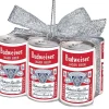Budweiser Vintage Cans With Bow Ornament By Kurt Adler