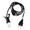 Bulb Light With Single Cord, Black