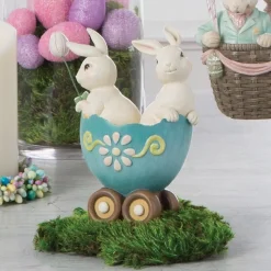 Bunnies In Egg Cart