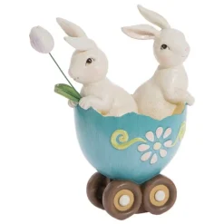 Bunnies In Egg Cart