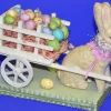 Bunny Pullinng A Cart Of Eggs
