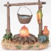 Campfire With Pot 3.75" Led, Fontanini, 59532
