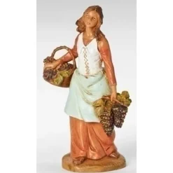 Carmi With Grapes, 7.5", Fontanini, 52827