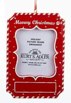 Cat And Dog Picture Frame Ornaments For Personalization