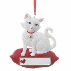 Cat On Pillow Ornament, A1840, Kurt Adler