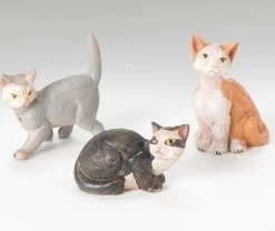 Cats Set Of 3 5", Fontanini, 51518