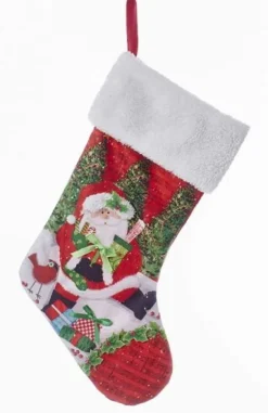 Christmas Tree And Santa Stockings, 2 Assorted, C4728