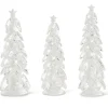 Christmas Trees W/Star , Crystal Tear Drop Set/3