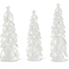 Christmas Trees W/Star , Crystal Tear Drop Set/3