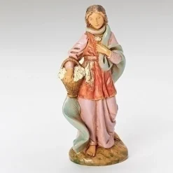 Claudia Woman With Flower 5", Fontanini, 54078