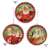 Coca-Cola® Santa Bottle Cap Ornaments