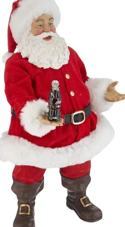 Coca-Cola®, Santa With Led Bottle , Cc5192, Fabriche
