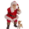 Coca-Cola, Sundblom 90Th Anniversary Santa And Dog, 2-Piece Set, Fabriche™ Cc5213