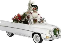 Convertible Car With Santa By Mark Roberts