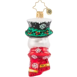 Cr, A Snowman Worth Flocking To, Gem, 1020672, Christopher Radko