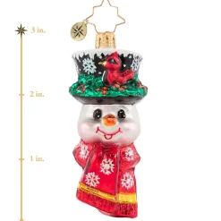 Cr, A Snowman Worth Flocking To, Gem, 1020672, Christopher Radko