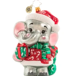 Cr, Baby Benevolent Elephant, 1020767, Christopher Radko