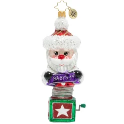 Cr, Baby's First Santa Surprise, 1020173, Christopher Radko