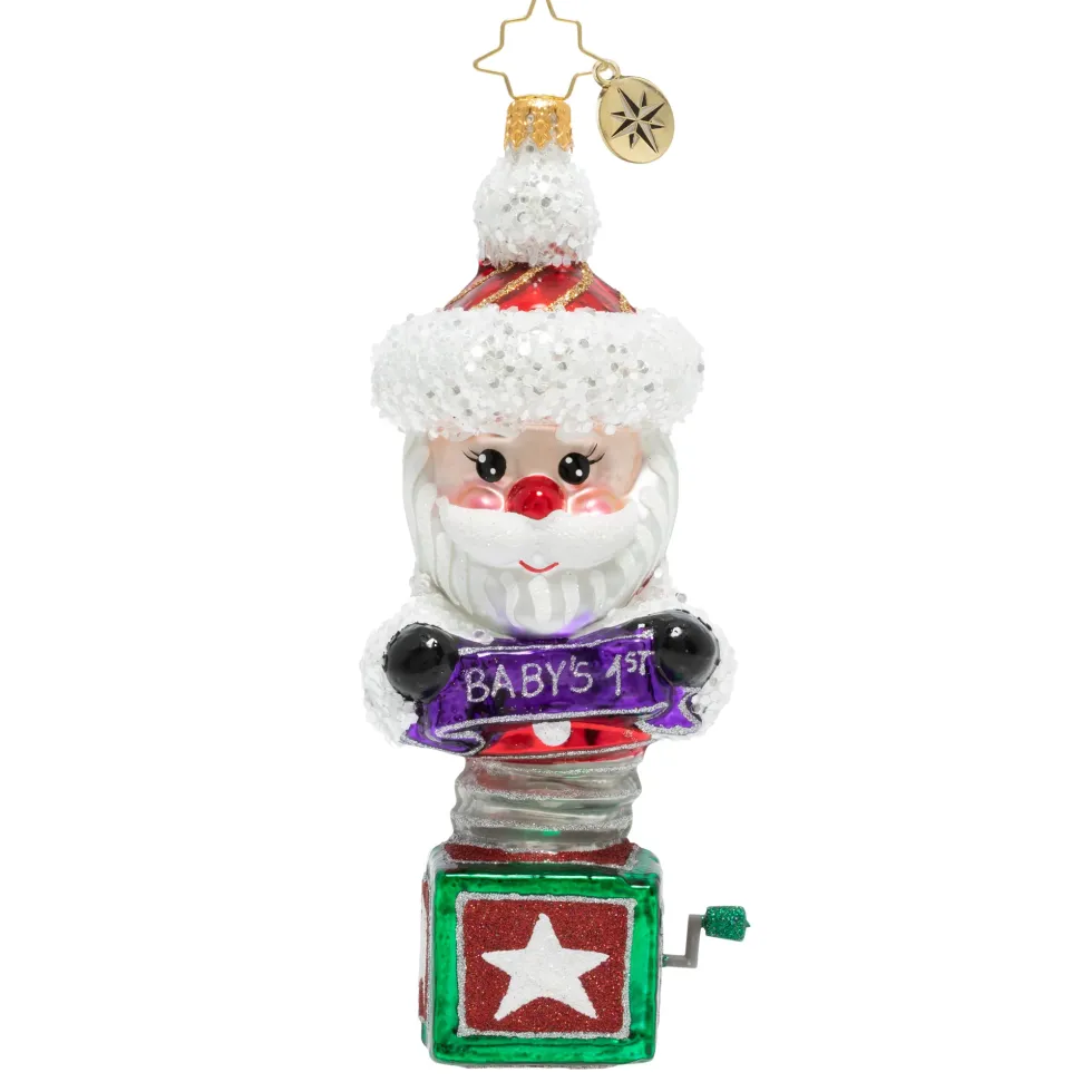 Cr, Baby's First Santa Surprise, 1020173, Christopher Radko