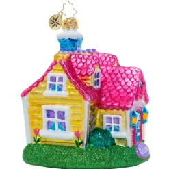 Cr, Cheery Country Cottage, 1021026, Radko