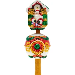 Cr, Claus On The Clock, 1020111, Christopher Radko