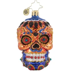 Cr, Colorful Calavera Gem, 1020664, Christopher Radko
