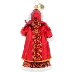 Cr, Crimson-Clad Santa, 1020302, Christopher Radko