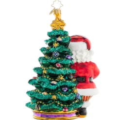 Cr, Deck The Halls Santa, 1021360, Radko