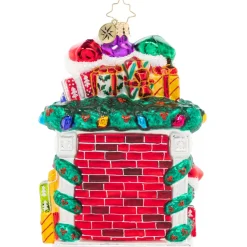 Cr, Fireplace High Jinks, 1021622, Radko