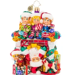 Cr, Fireplace High Jinks, 1021622, Radko