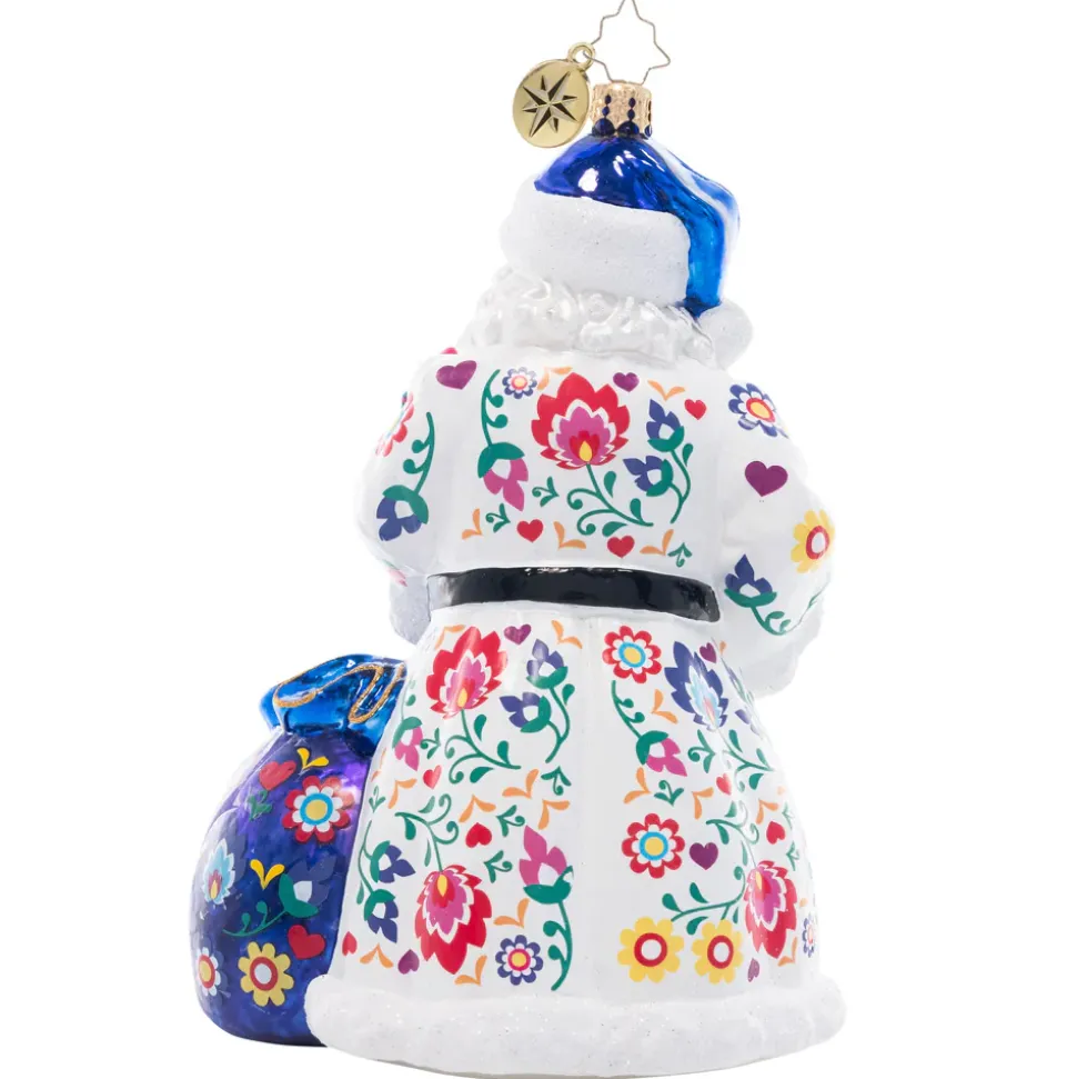 Cr, Floral Folk Santa, 1021441, Radko