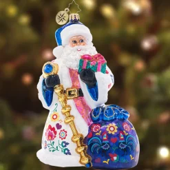 Cr, Floral Folk Santa, 1021441, Radko