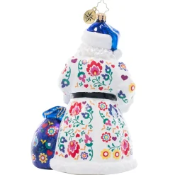 Cr, Floral Folk Santa, 1021441, Radko