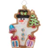 Cr, Gingerbread Snowman, 1021108, Radko