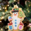 Cr, Gingerbread Snowman Gem, 1021413, Radko. Gem