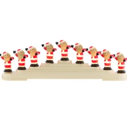 Cr, Holiday Splendor 9 Count Santa Light Candolier, 4027594, Christopher Radko