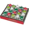Cr, Holiday Splendor 20 Count 1.25" Signature Flocked Rounds, 4027559, Radko