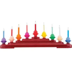 Cr, Holiday Splendor 9 Count Bubble Light Candolier, 4027850, Radko