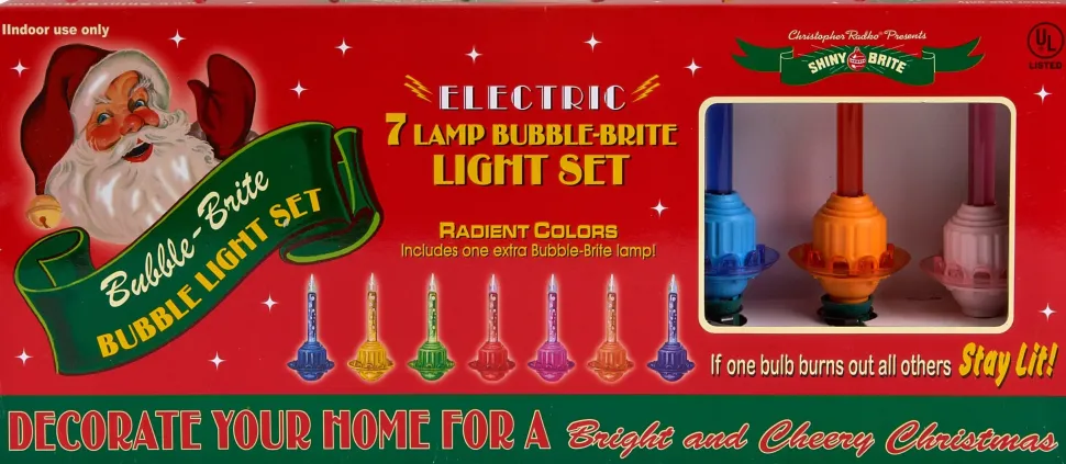 Cr, Holiday Splendor 7 Count Bubble Lights, 4027581, Radko